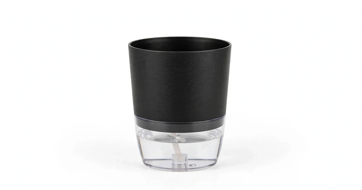 Black Round pot available