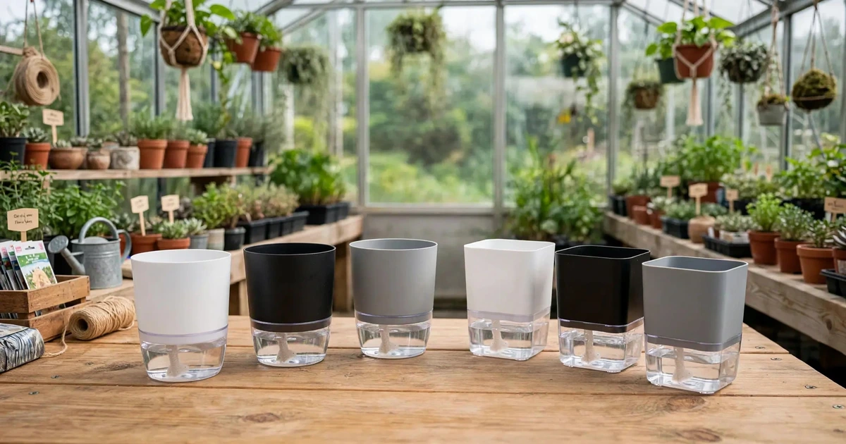 Self Watering Pots without Plants